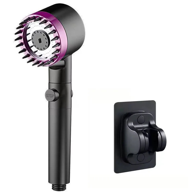 Three Speed Adjustment Bathroom Supplies Head Massage Portable Shower Filter Showers for Bathroom Accessories Showerhead Items